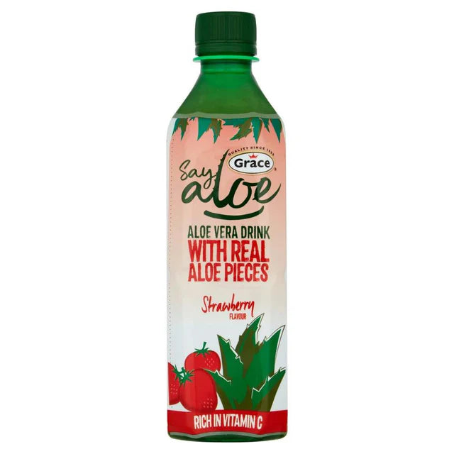 Aloe Vera 12 x 500ml Strawberry
