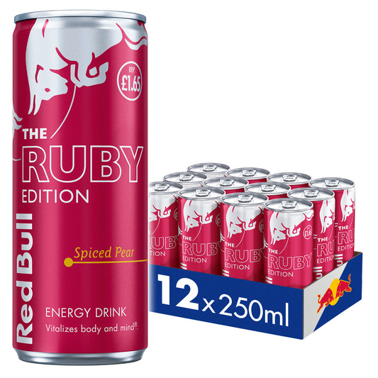 Red Bull 12 x 250ml Ruby Spiced Pear PM 1.65