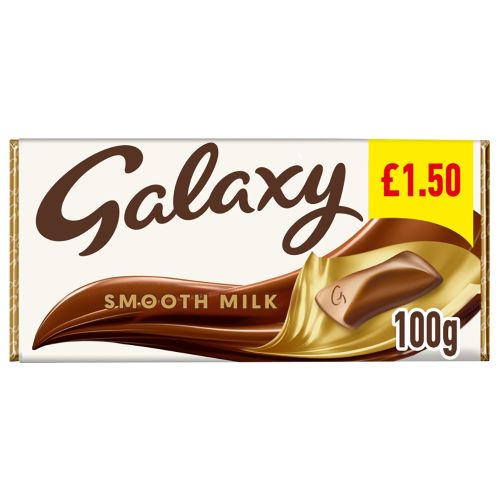 Galaxy Large Block Milk PM £1.50 24 x 100g