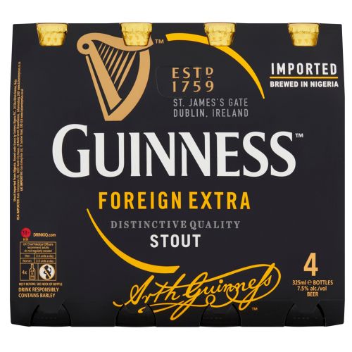 Nigerian Guinness 6 x 4 x 325ml