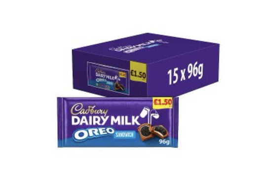 Cadburys Block Oreo Sandwich PM £ 1.50 15 x 96g