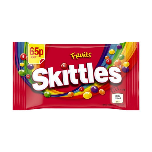 Skittles Fruits PM £65p 36 x 45g